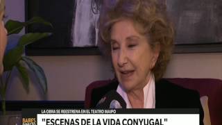 Reestreno de “Escenas de la Vida Conyugal”  Telefe Noticias [upl. by Einneb]