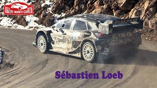 Test Rallye Monte Carlo 2022 Sébastien Loeb Ford Puma Hybrid WRC [upl. by Leivad]