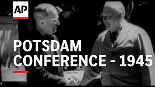 Berlin including Churchill Stalin and Truman at Potsdam Conference  1945 [upl. by Samantha]