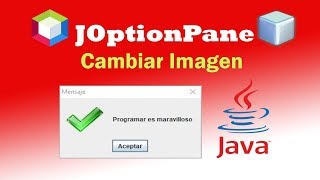 Insertar o colocar una imagen a un JOptionPane en JAVA [upl. by Kahaleel596]