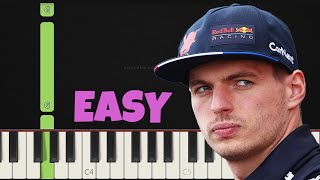 F1 Theme│EASY Piano Tutorial│RIGHT HAND 🤚 [upl. by Aihceyt]