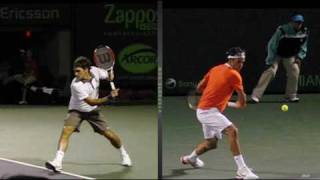 A 360 degree view of Roger Federers Backhand [upl. by Souza]