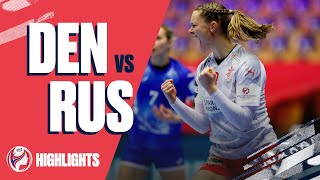 Highlights  Denmark vs Russia  Main Round  Womens EHF EURO 2020 [upl. by Chere]