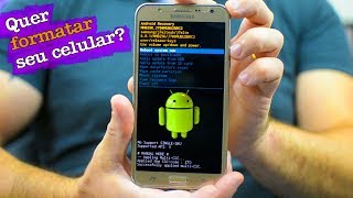 Como formatar celular Samsung Galaxy J1 J2 J3 J5 J7 hard reset desbloquear restaurar [upl. by Nnayram34]