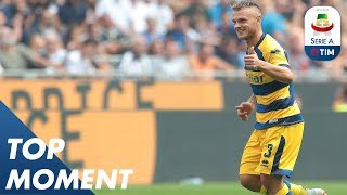 Dimarcos Magnificent Goal For Parma To Secure Win  Inter 01 Parma  Top Moment  Serie A [upl. by Skiest]