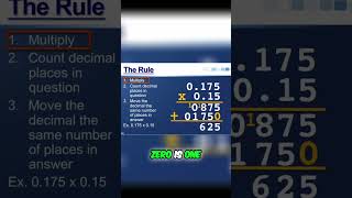 Learn Multiplying Decimals Easily  Step by Step [upl. by Felita]