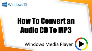 How To Rip Audio CD to MP3 in Windows Media Player  CDA To MP3 [upl. by Wain696]