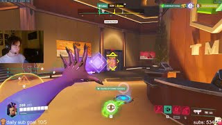 BUFF SOMBRA THIS IS WHAT TOP 500 SOMBRA LOOKS LIKE SEEKER SOMBRA GAMEPLAY OVERWATCH 2 SEASON 8 [upl. by Rosco]