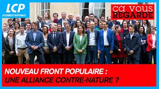 Nouveau Front Populaire  une alliance contrenature   Ça vous regarde  14062024 [upl. by Shishko]