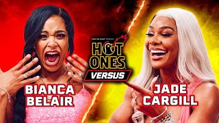 WWE Superstars Bianca Belair vs Jade Cargill  Hot Ones Versus [upl. by Franck]