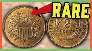 RARE 2 CENT COINS WORTH MONEY  TWO CENT PENNIES TO LOOK FOR [upl. by Zared]