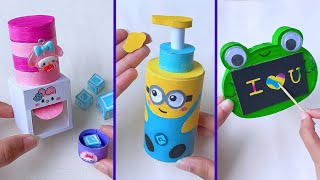 Easy craft ideas miniature craft Paper craft how to make DIYschool projectTonni art and craft [upl. by Ardek]