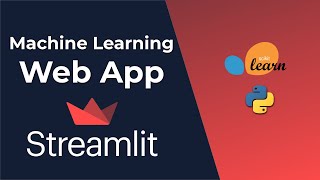 Build A Beautiful Machine Learning Web App With Streamlit And Scikitlearn  Python Tutorial [upl. by Fougere]