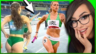 Funny amp COMEDY Moments in Athletics REACTION [upl. by Trebeh]