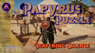 AC Origins  Deafening Silence Papyrus Puzzle [upl. by Odrude]