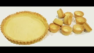 وصفة مضبوطة لعمل عجينة التارت ناجحة 100  The best Tart shell recipe ever The Bite of Delight [upl. by Arrekahs162]