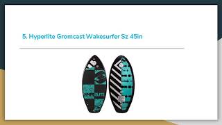 Top 10 Best Wakesurf Boards Review in 2019 – Buyer’s guide [upl. by Eiuqnom]