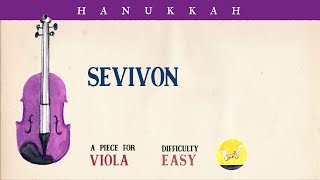 🎹 Sevivon  Hanukkah Piano Accompaniment Playback for Viola 🎹 [upl. by Rochell]