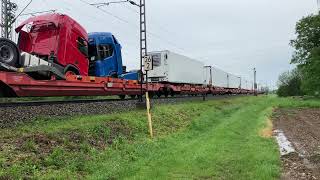 Neue LKWZüge auf dem Zug bei Vaterstetten [upl. by Shanda]