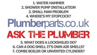 ASK THE PLUMBER 03  Plumbing Tips [upl. by Gavan]