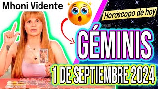 EL MEJOR MES DEL AÑO PARA TI 💲 MHONI VIDENTE 🔮 Horóscopo de hoy GÉMINIS 1 de SEPTIEMBRE 2024 ❤️monhi [upl. by Cower]