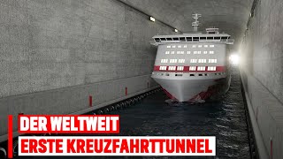 Norwegen revolutioniert die Seefahrt Der erste und größte Schiffstunnel der Welt [upl. by Oicapot]