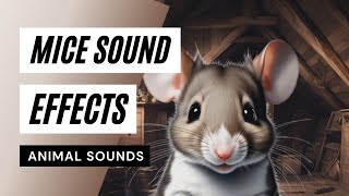 Mice Sound Effects  the animal sounds mouse sounds audio 🐭  sound effect  animation [upl. by Mia]