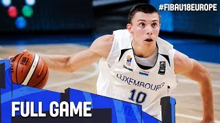 Luxembourg v Ireland  Full Game  Classification 2324  FIBA U18 European Championship 2017 DIV B [upl. by Annhej]