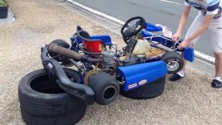 Démarrage karting 125cc IAME [upl. by Stanfield]