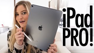 NEW 2018 iPad Pro Unboxing 129in Space Gray 1TB [upl. by Anirok]