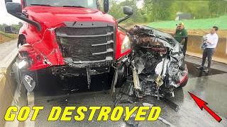 BEST OF SEMITRUCK CRASHES  Road Rage Hit and run Brake checks  COMPILATION 2024 [upl. by Dennie]