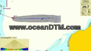 Midwater pipeline mapped in Olex oceandtmcom Demo [upl. by Artemas]