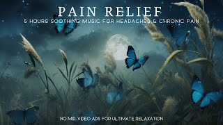 Pain Relief 5 Hours Soothing Music for Headaches amp Chronic Pain [upl. by Atsahs740]