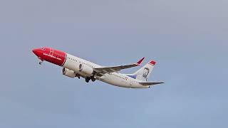 Norwegian  Theodor Kittelsen Livery Boeing 737 Max 8 SERYC Operated by Norwegian Air Sweden [upl. by Hairu]