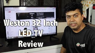 Weston 32 Inch LED TV India Unboxing and Review [upl. by Vanna378]