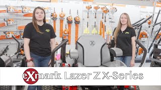 eXmark Lazer Z XSeries Zero Turn Mowers [upl. by Eyatnod]