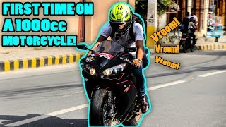 FIRST TIME RIDING A 1000CC MOTORCYCLE  YAMAHA R1  MOTOVLOG  VLOG  NEPAL [upl. by Warrenne]