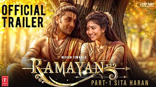 Ramayana  Official Trailer Sai Pallavi  Ranbir Kapoor  Sunny Deol Yash Nitesh Tiwari  Concept [upl. by Aekal]