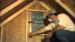 Cool Attic Gable Mount Installation [upl. by Bezanson]