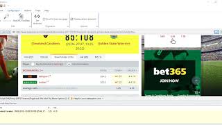 How to capture a specific bookmaker O  U values from NBA URLs in BetExplorer [upl. by Stulin977]