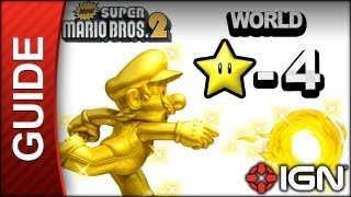 New Super Mario Bros 2  Moon Coin Guide  World Star4  Walkthrough [upl. by Ruberta]