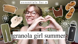 my granola girl summer essentials [upl. by Vardon]