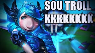 TROLL a maior espécie dentre todos jogadores de lol [upl. by Grosvenor]