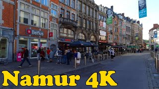 Namur Belgium Walking tour 4K Capital of Wallonia [upl. by Oos]