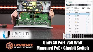 UniFi 48 Port 750 Watt Managed PoE Gigabit Switch with 10 Gigabit SFP Review [upl. by Ail]