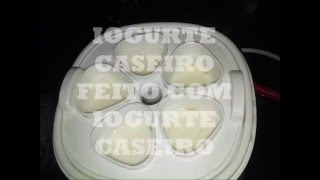 IOGURTE CASEIRO FEITO COM IOGURTE CASEIROSIMPLES ASSIM [upl. by Rider]