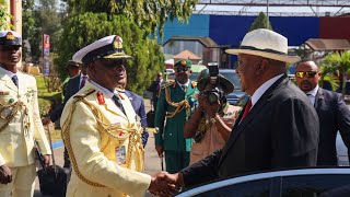 Former President Uhuru Kenyatta address a high level military fete in Nigeria  NDC COURSE 33 [upl. by Durham879]