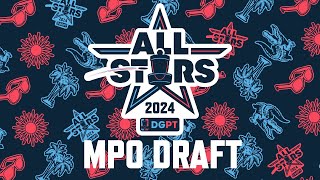 MPO AllStar Draft  2024 Disc Golf Pro Tour AllStar Weekend [upl. by Neyuh721]