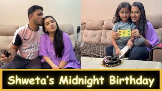 Shwetas Midnight Birthday  Part 1  Marathi Vlog 474 [upl. by Yelkreb]