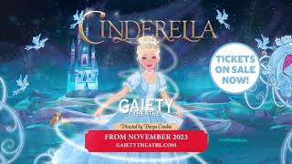 GAIETY PANTO CINDERELLA ON SALE NOW [upl. by Artenra15]